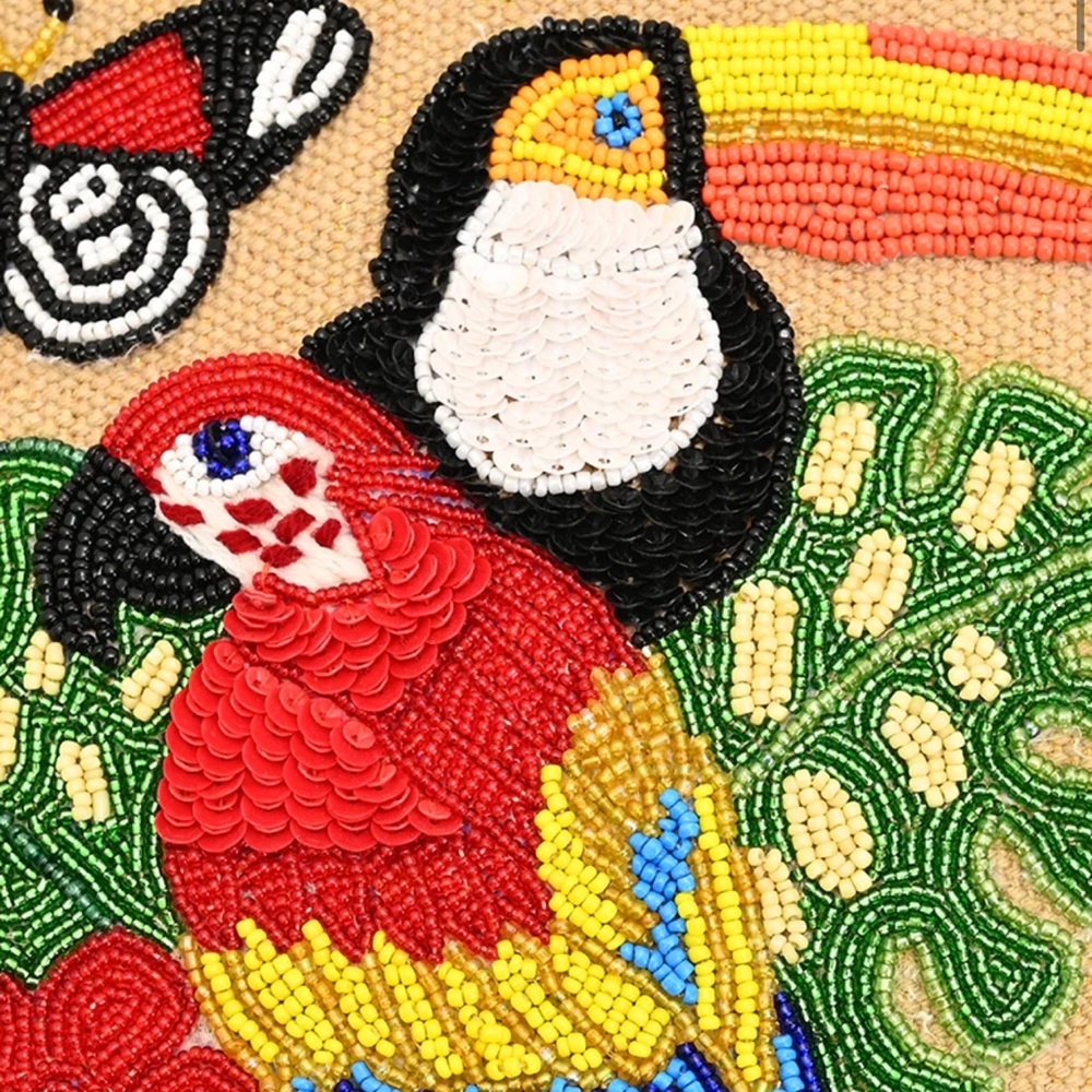 Beaded Toucan Macau Garden Mini Tote - Picture 2 of 7
